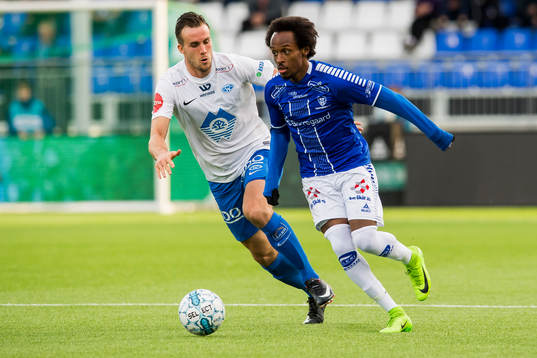 Fredrik Brustad of Molde and Amin Askar of Sarpsborg 08