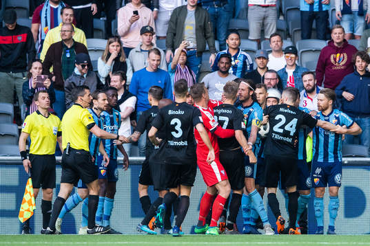 Irriterat mellan spelare
