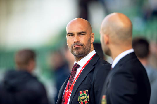 Brommapojkarnas sportchef Daniel Majstorovic och tränare Luis Pimenta