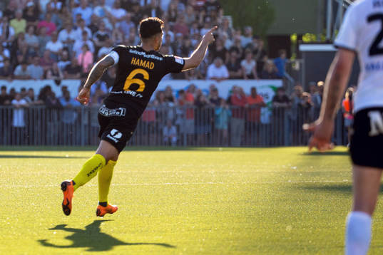 Hammarbys Jiloan Hamad jublar