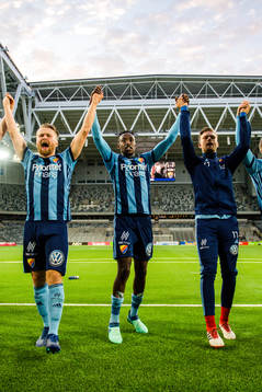 Djurgårdens Philana Tinotenda Kadewere jublar