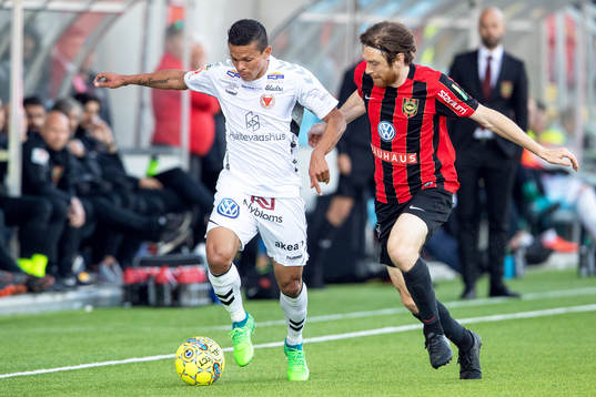 Kalmars Romário Pereira Sipião och Brommapojkarnas Markus