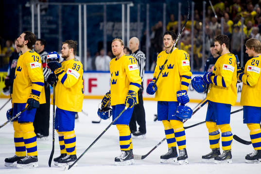 Sveriges Filip Forsberg, Viktor Arvidsson, Patric