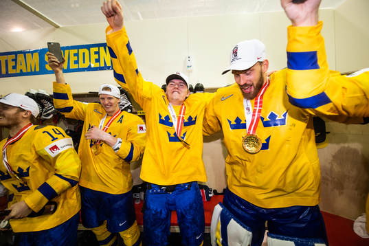 Sveriges Gustav Nyquist, John Klingberg, Axel Jonsson