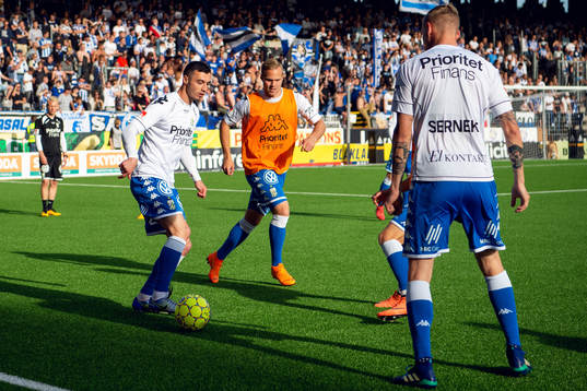 IFK Göteborgs Giorgi Kharaishvili och Gustav Engvall