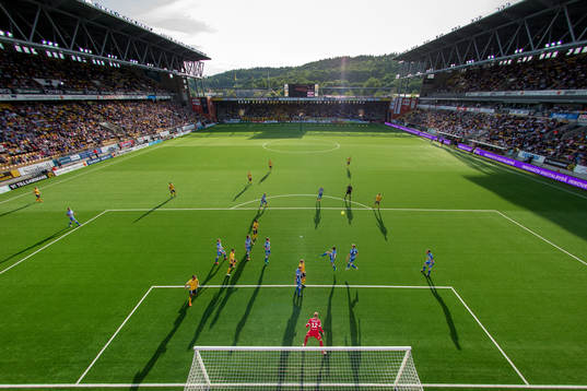 Vy över Borås Arena