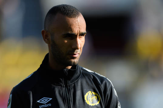 Elfsborgs Issam Jebali vid lineup innan  fotbollsmatchen i