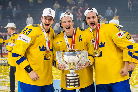 Sveriges Oliver Ekman Larsson, John Klingberg och Dennis