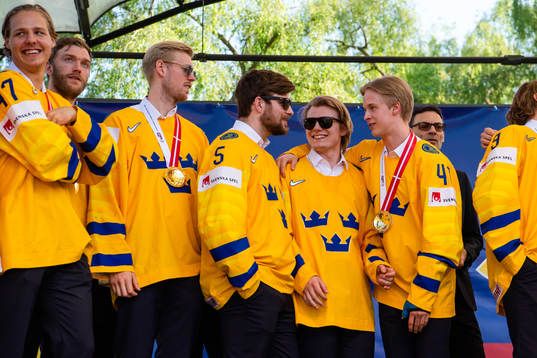 Mikael Wikstrand , Lias Andersson och Elias Pettersson