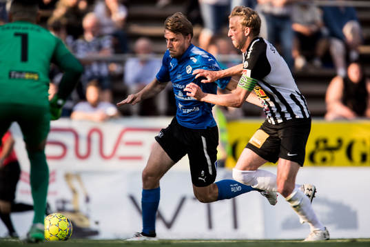 Halmstads Johan Oremo och Landskronas Viktor Svensson