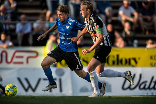 Halmstads Johan Oremo och Landskronas Viktor Svensson