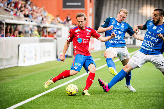 Helsingborgs Anders Degn Randrup och Norrbys Nicklas