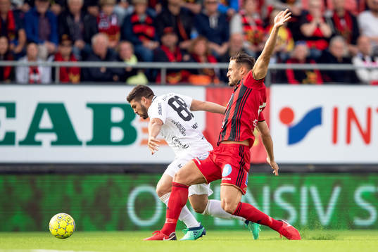 Häckens Moestapha El Kabir och Östersunds Sotirios