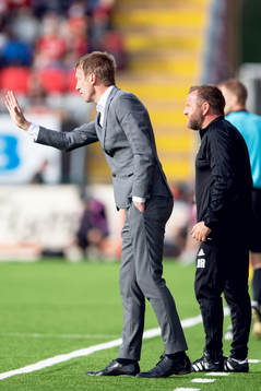 Östersunds tränare Graham Potter och assisterande