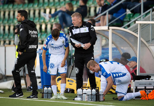 IFK Göteborgs tränare Poya Asbaghi, assisterande tränare