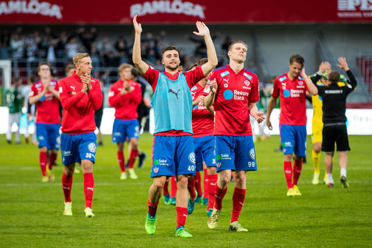 Helsingborgs Mattias Almeida Sundell jublar