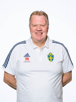 Karl-Erik Nilsson från Svenska fotbollsförbundets styrelse poserar för porträtt den 29 maj 2018 i Stockholm.