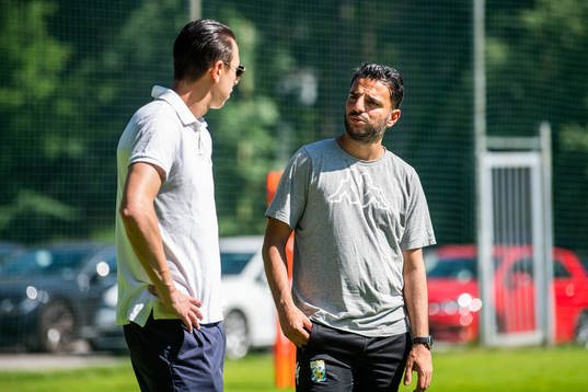 Martin Smedberg-Dalence och tränare Poya Asbaghi