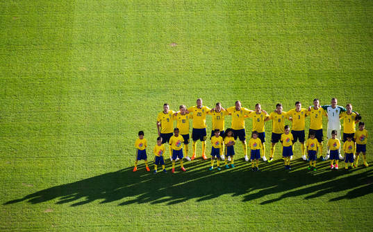 The Swedish starting eleven