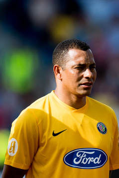Gilberto Silva of Brazil ahead of the Omkampen match between Norway 1998 and Brazil 1998 on June 9, 2018 in Oslo.
