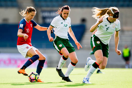 Caroline Graham Hansen of Norway, Aine O’Gorman of
