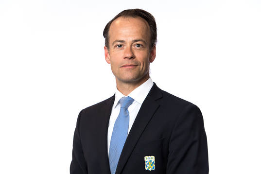 Richard Berkling, styrelseledamot i IFK Göteborgs styrelse, poserar för ett porträtt den 13 juni 2018 i Göteborg.