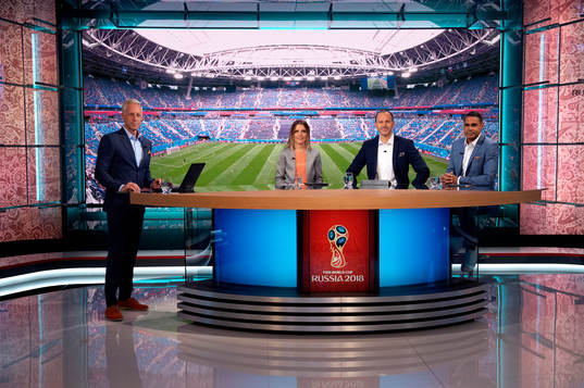 SVTs programledare André Pops, Johanna Frändén, Jonas