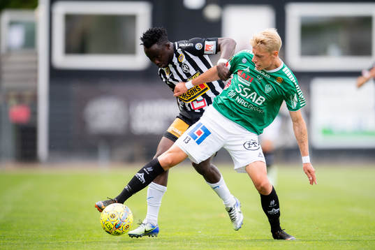 Landskronas Edafe Egbedi och Brages Pontus Hindrikes