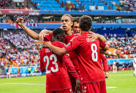 [DK=20180616: Pione Sisto, Danmark, Yussuf Yurary Poulsen,