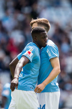 Malmö FFs Isak Ssewankambo jublar