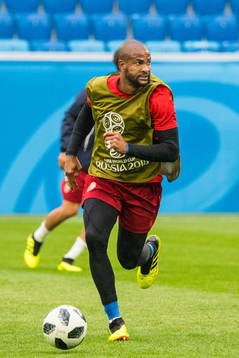 Goalkeeper Patrick Pemberton of Costa Rica