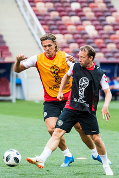 Jannik Vestergaard and Michael Krohn-Dehli of Denmark