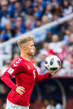 Viktor Fischer of Denmark