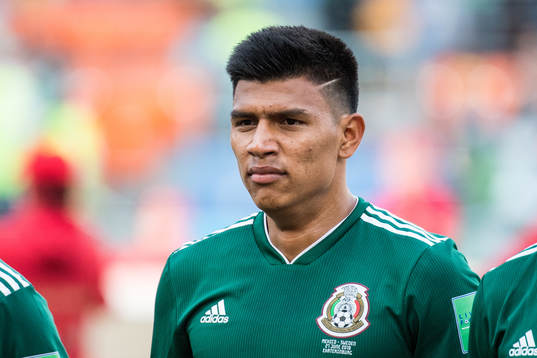 Jesus Gallardo of Mexico prior the FIFA World Cup group