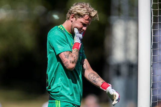 Ängelholms målvakt Linus Müller