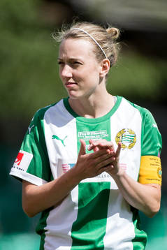 Hammarbys Olga Ekblom vid lineup