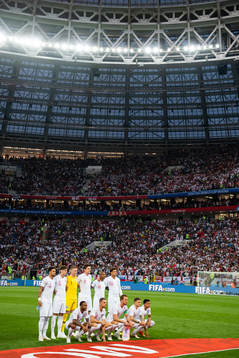 Starting eleven of England Kyle Walker, John Stones,