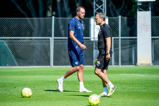 Andreas Granqvist och tränare Per-Ola Ljung