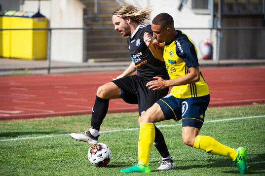 Eskilsminnes Mathias Unkuri och Ängelholms Alex Simovski