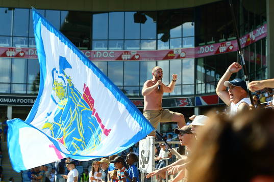 Norrköpings  klackledare Pontus Franzén