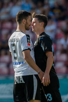 Malmö FFs Marcus Antonsson och Brendan Hines-Ike