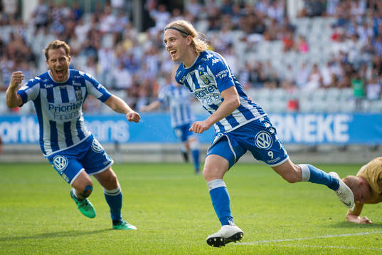 IFK Göteborgs Elias Mar Omarsson jublar