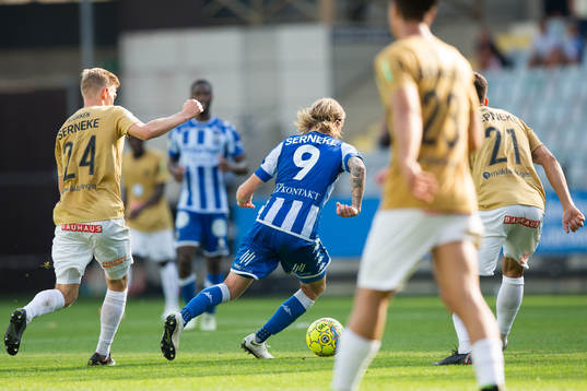 Brommapojkarnas Fritiof Björken och Antonio Nieves Martin