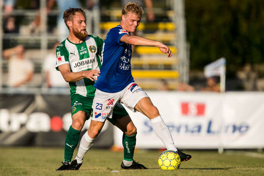 Hammarbys David Fällman och Trelleborgs Freddie Brorsson