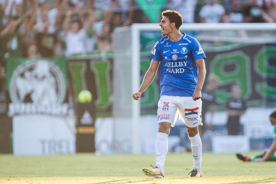 Trelleborgs Deniz Hümmet jublar