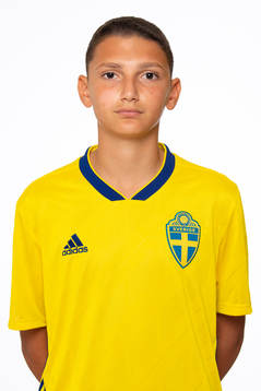 Guga Gatjetjiladze i P15-landslaget poserar för porträtt den 3 augusti 2018 i Stockholm.
