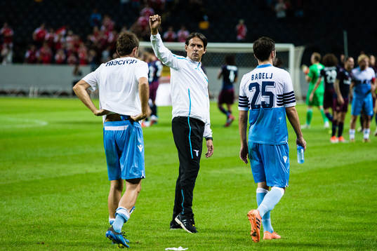 Coach Simone Inzaghi of Lazio