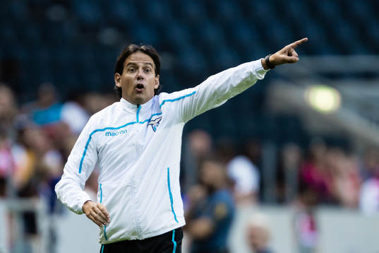 Coach Simone Inzaghi of Lazio