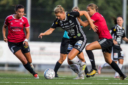 Limhamn Bunkeflos Anna Welin och Piteås Nina Jakobsson