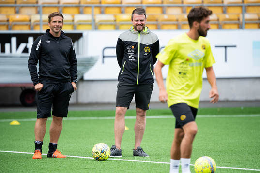 individuell tränare Anders Svensson och manager Jimmy